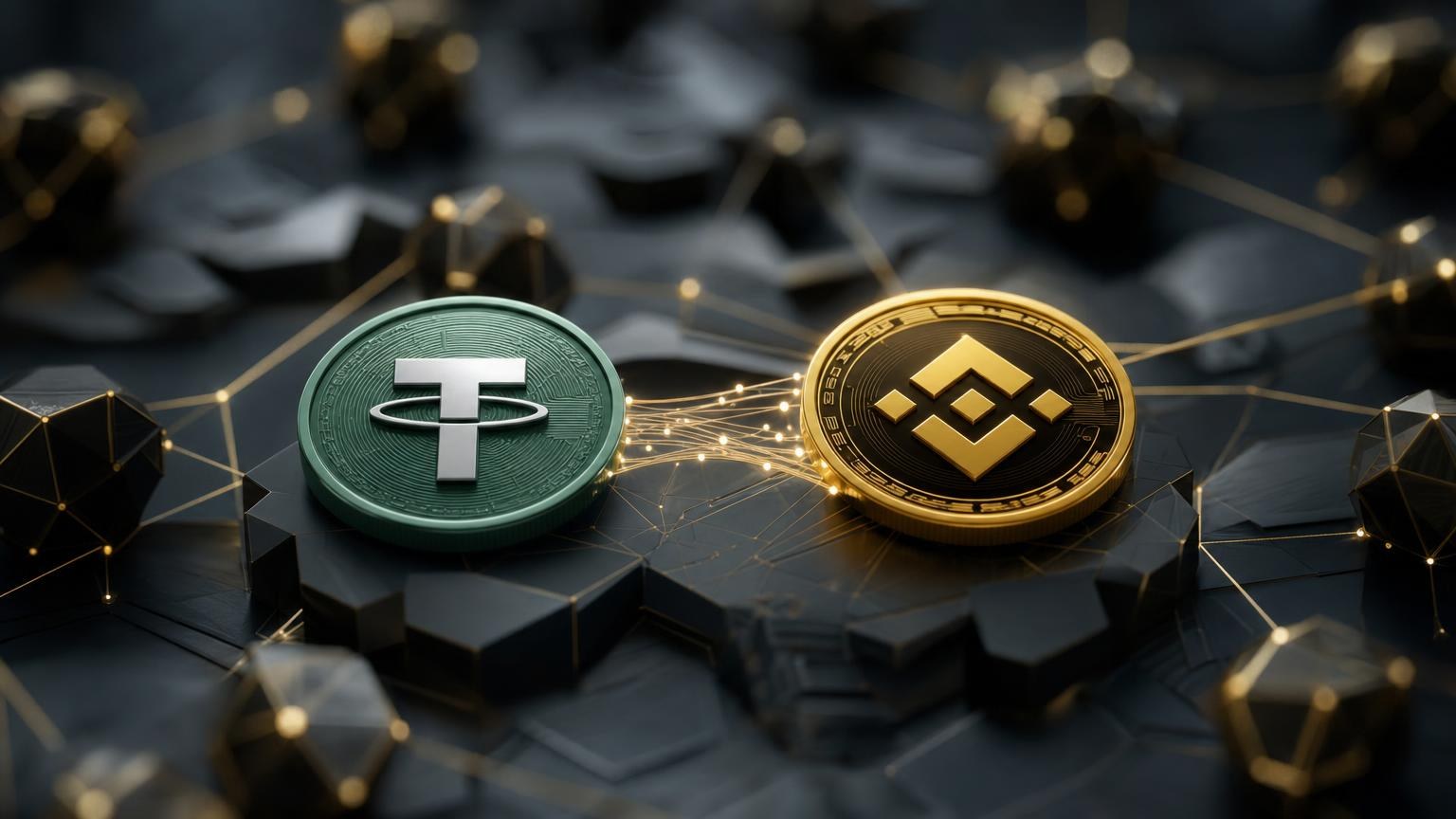 A step-by-step USDT-to-BNB exchange route showing how to match deposit and payout networks, verify addresses, and track both transactions.